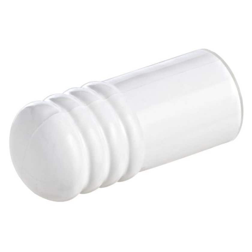 Trip Plastic Cushion Doorstop 75mm- White