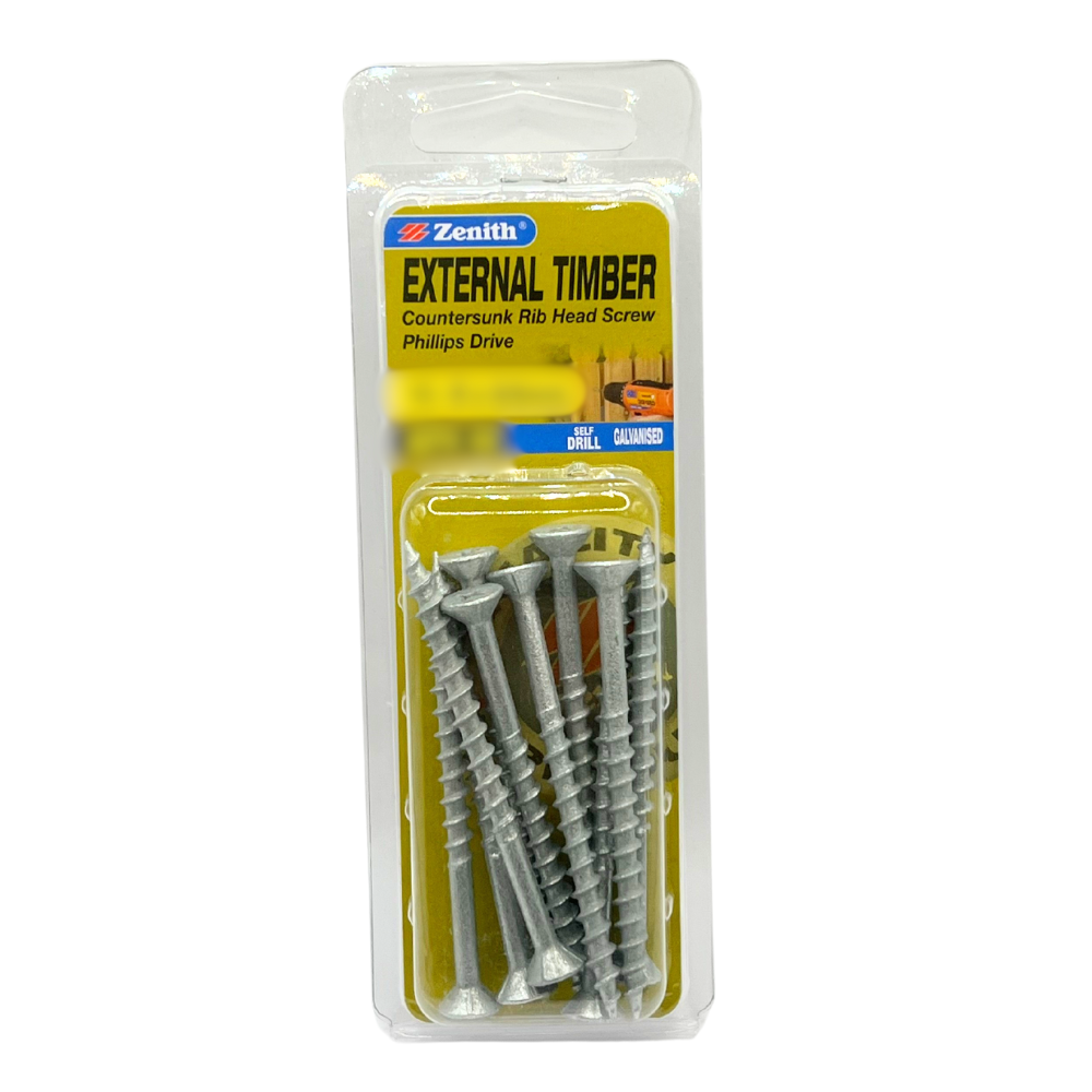 Zenith Ext Timber 8-10 x 75MM Pk10