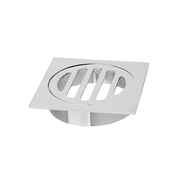 Renew Square Grate 80mm- Chrome