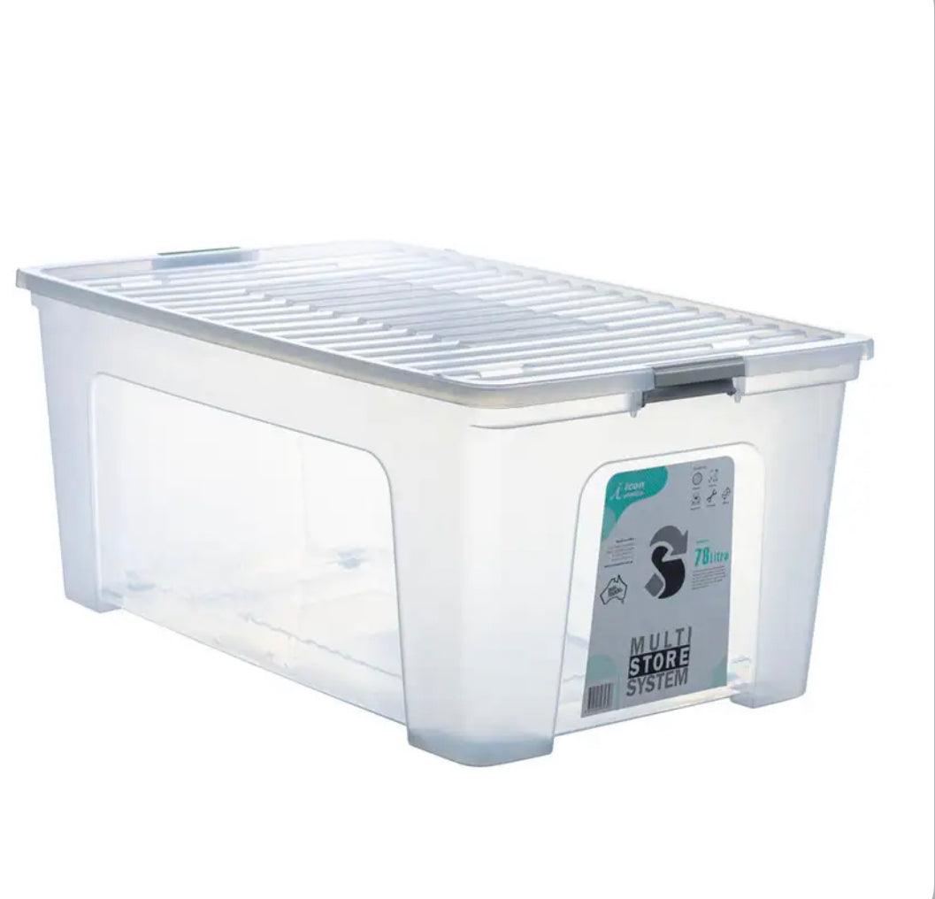 Storage Container Multistore Clear 28L