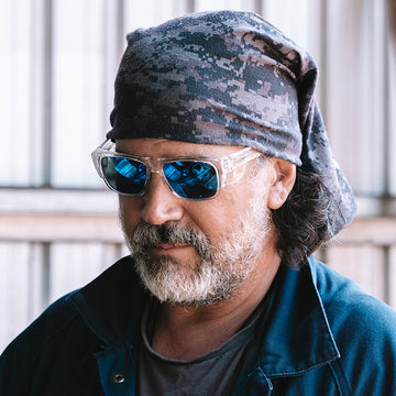 Safestyle Fusions Clear Frame/Mirror Blue Polarised