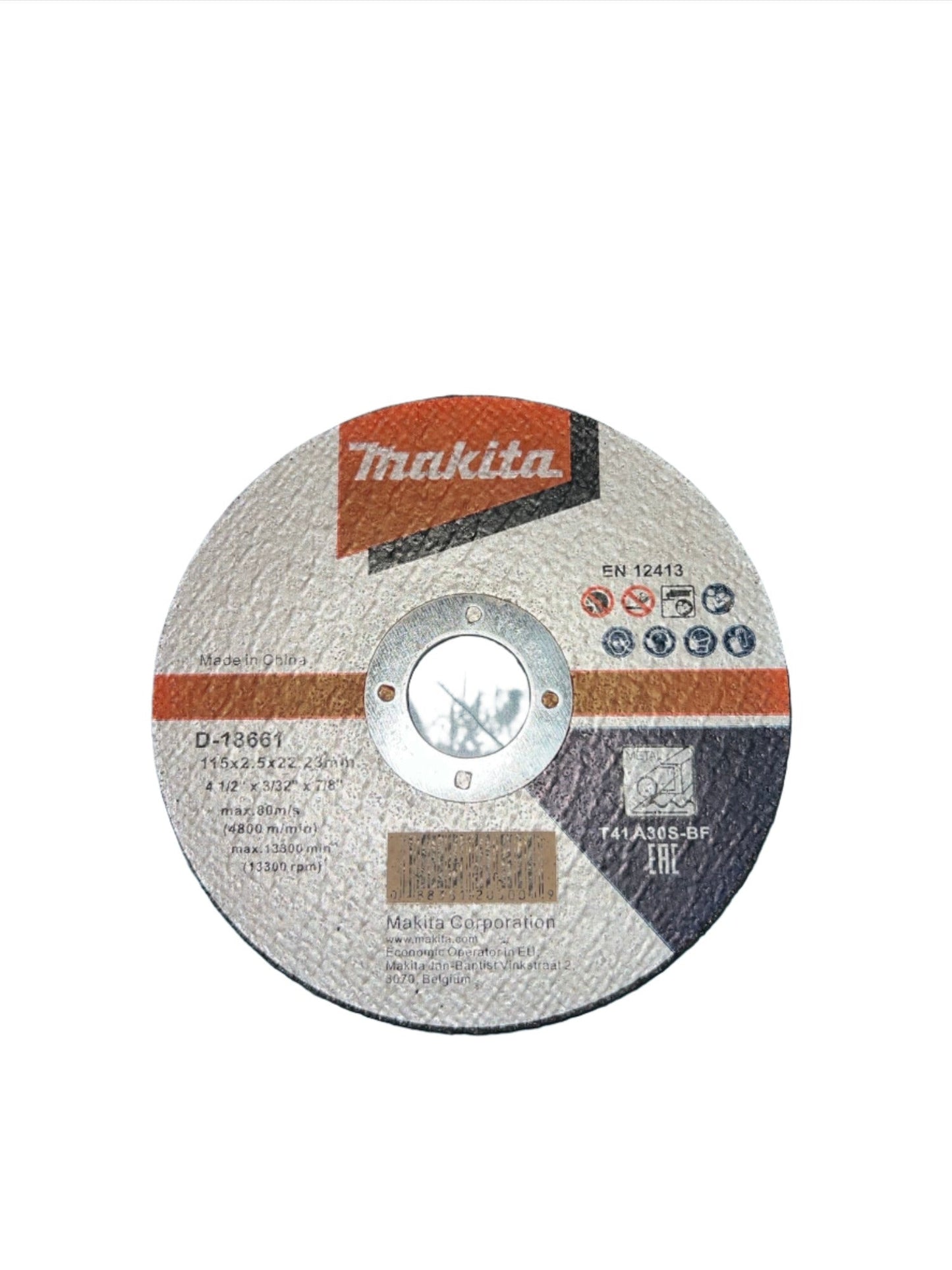 Makita Metal Cutting Disc 115 x 2.5 x 22mm 50pk