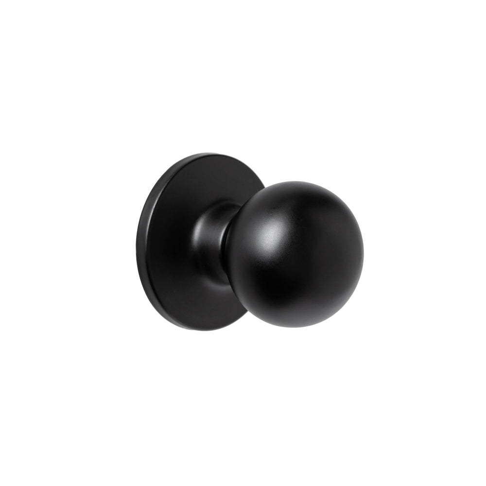 Lane Bala Passage Knob Set- Matte Black