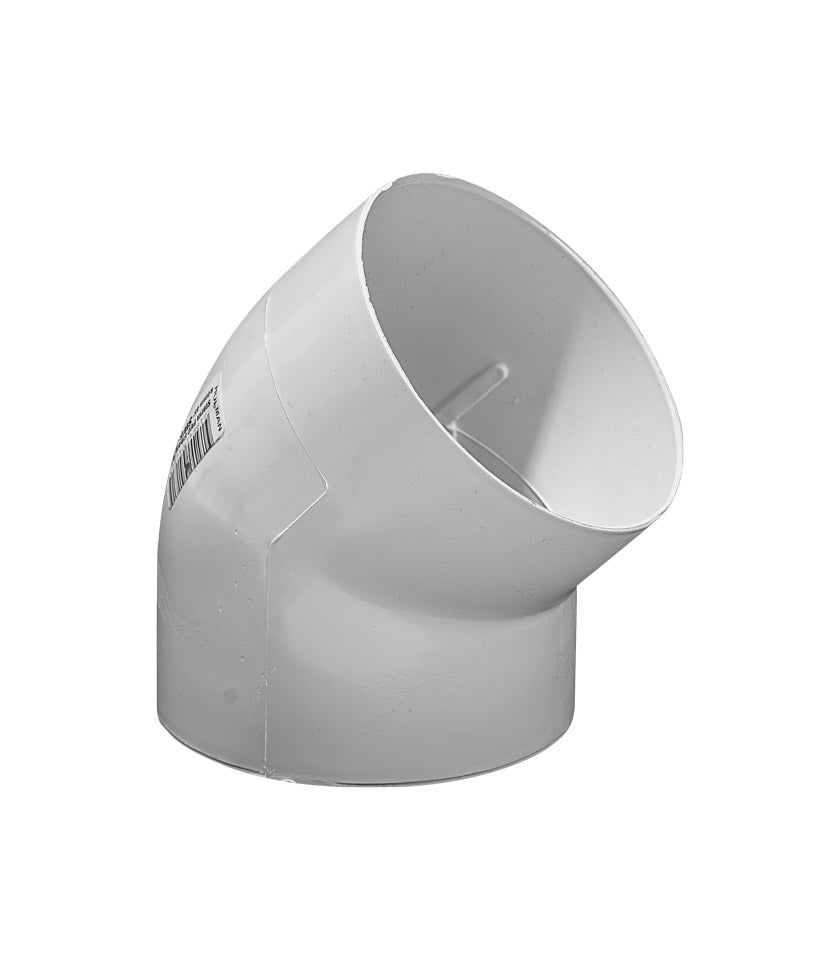 Holman Stormwater PVC Bend F&F 90mm 45Deg