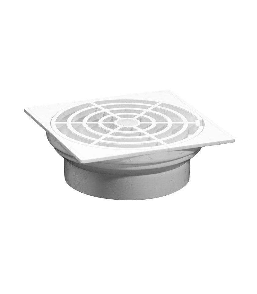 Holman Stormwater PVC 110 x 110mm Square Grate 90mm In-Pipe