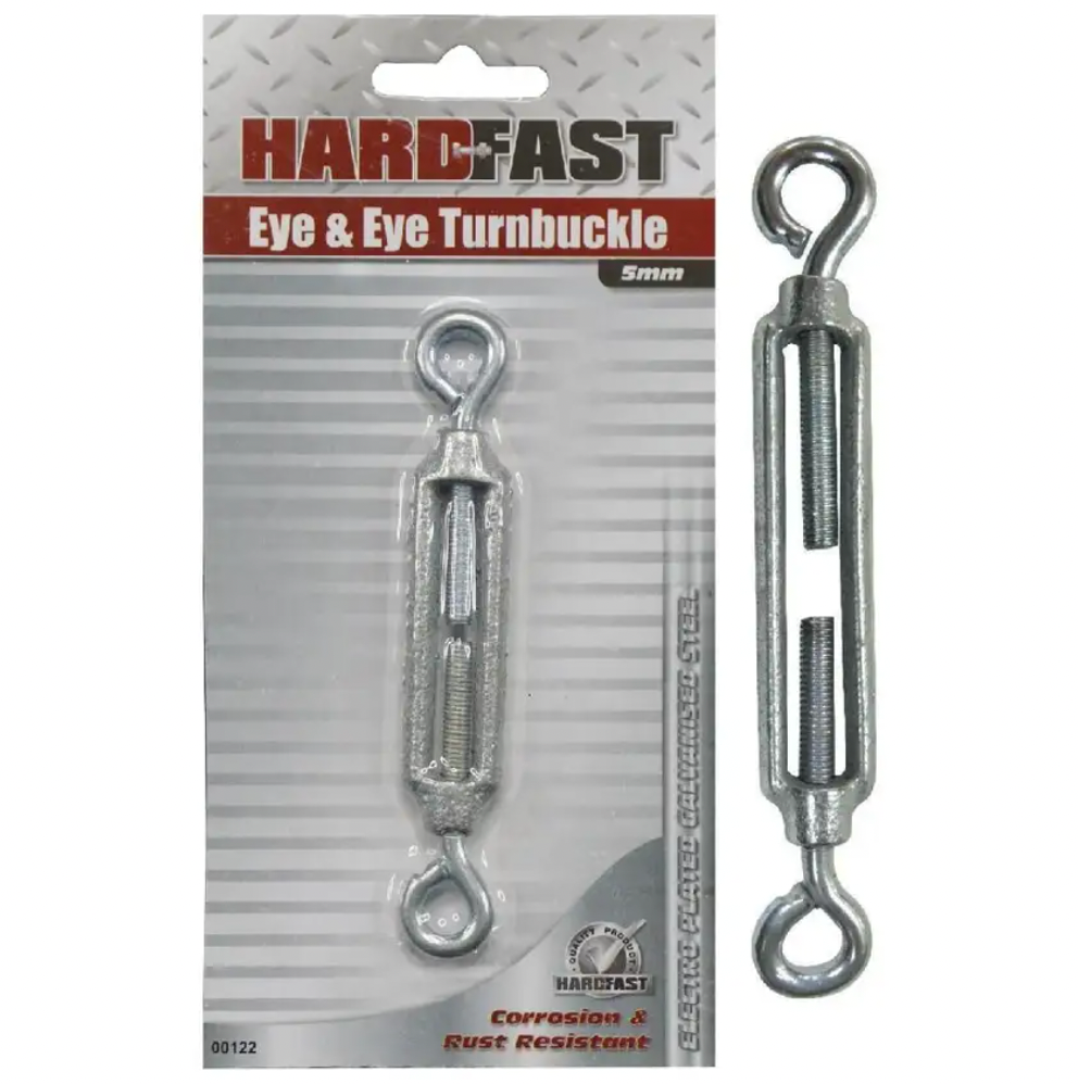Hardfast Eye & Eye Turnbuckle Gal 8mm
