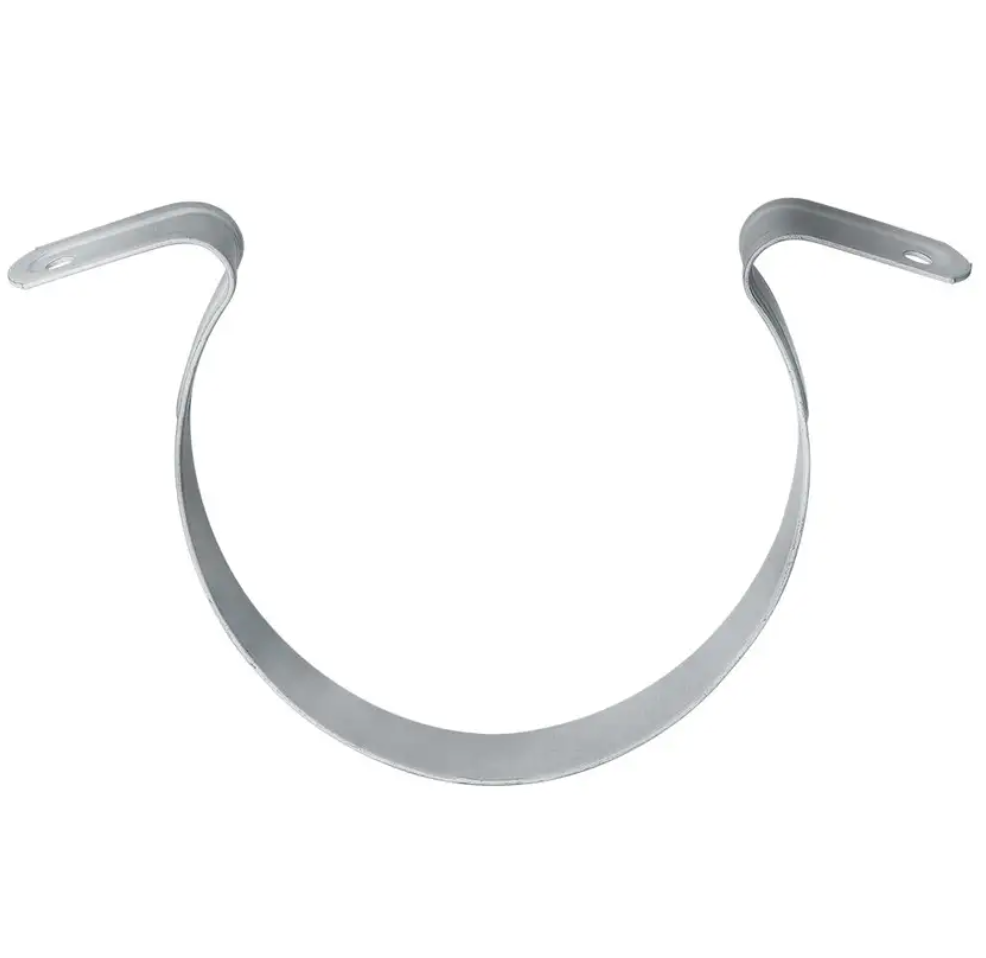 Abey 100mm Saddle Clip DWV Galvanised White Powder Coated