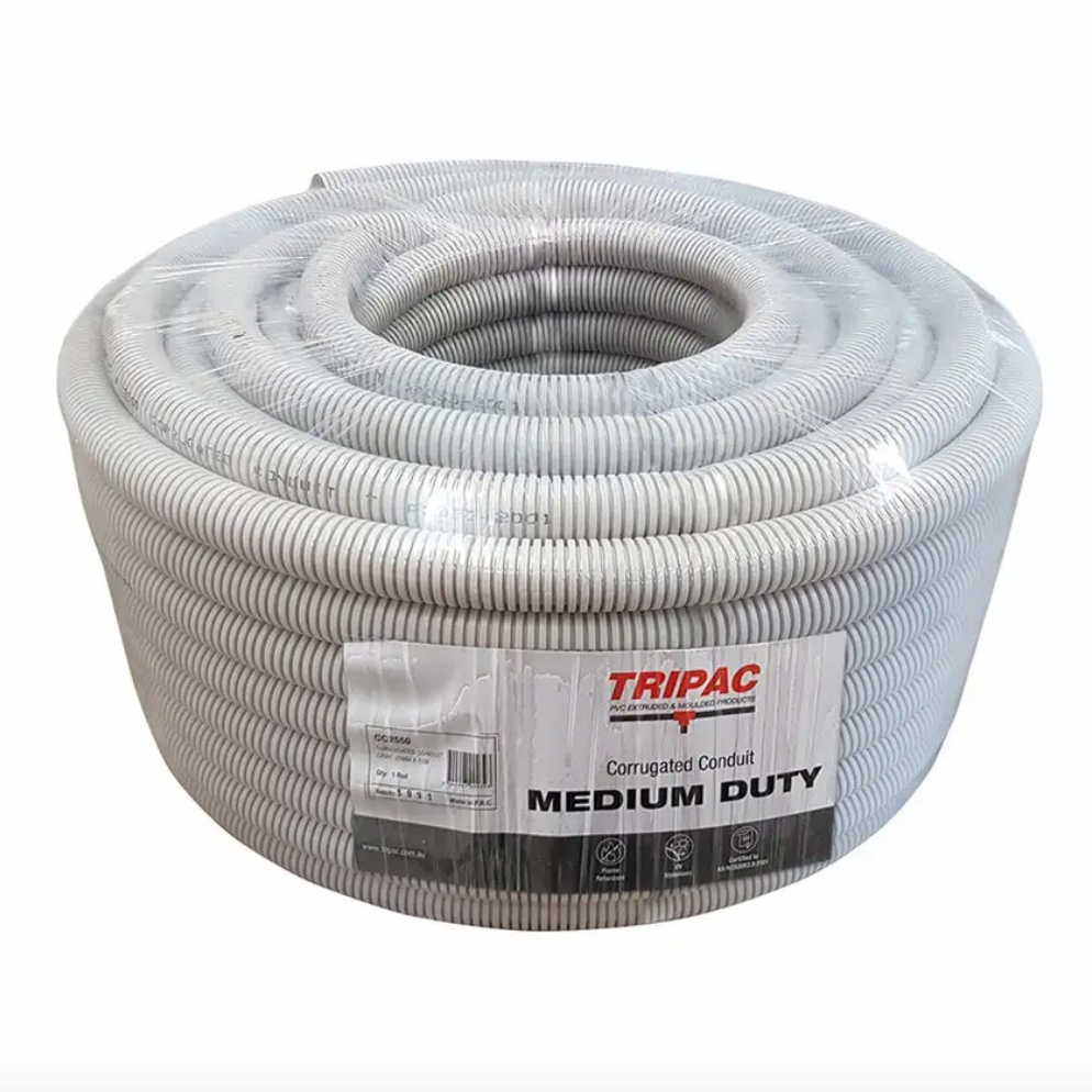 Tripac Conduit Flex Medium Grey 25mmx10m