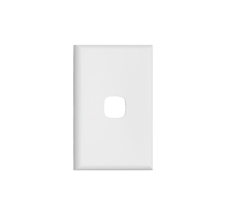 HPM Switch Single Cover Plate White