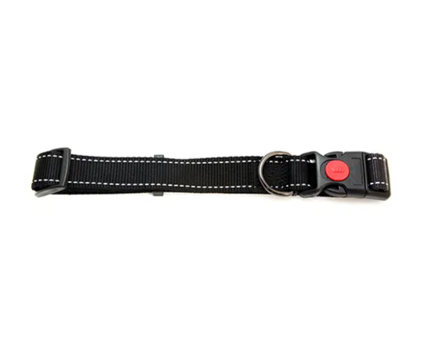 Bainbridge Adjustable Dog Collar Black