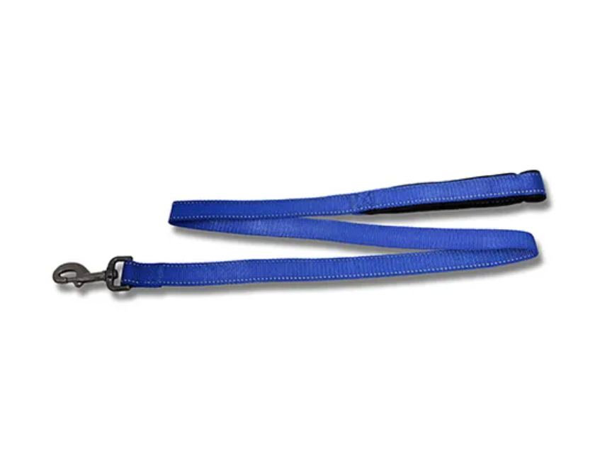 Bainbridge Dog Lead Reflective Strip Blue 120cmx25cm