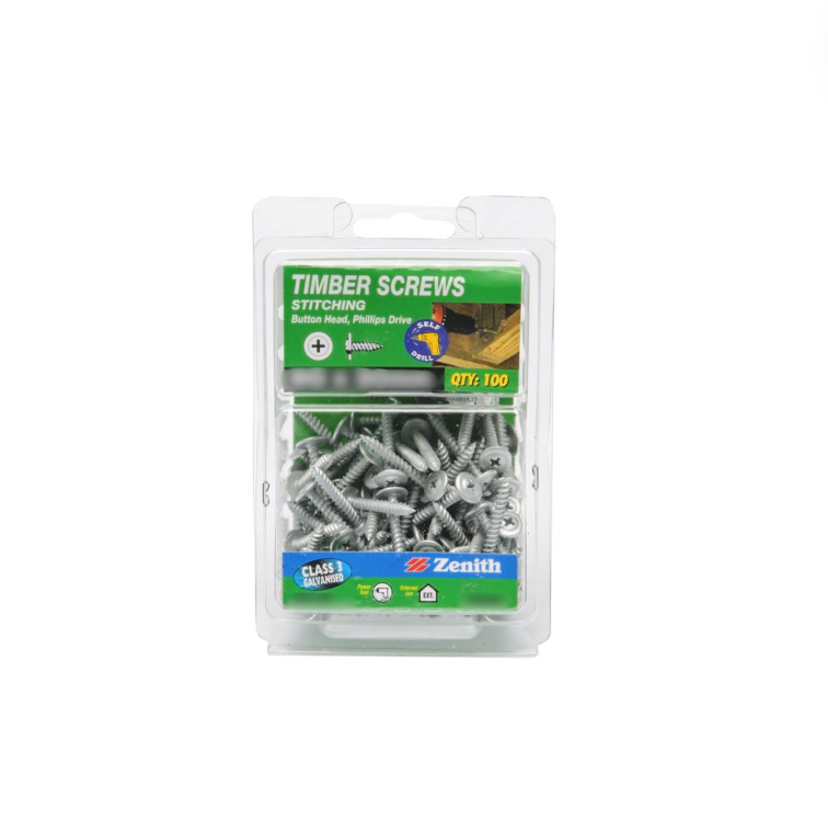 Zenith Timber Screw Phil 8G x 20MM Pk100