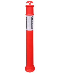 Hurricane Safety Bollard w/ Reflective Tape 1.2m