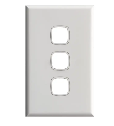 HPM Switch Wall Excel 3 Gang 10awe