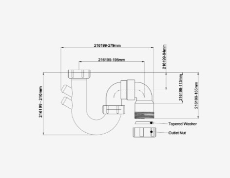 Fix-A-Tap S&P Trap 50mm