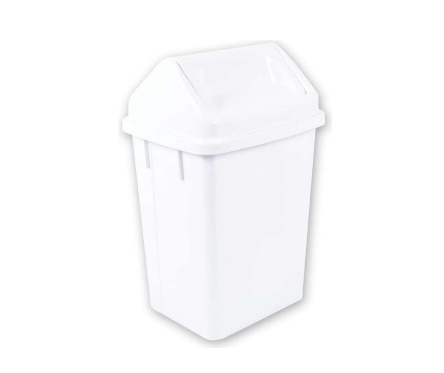 Willow Bin Swing Top White 18L