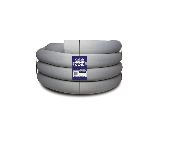 Vinidex Draincoil Socked 100mm x 20m
