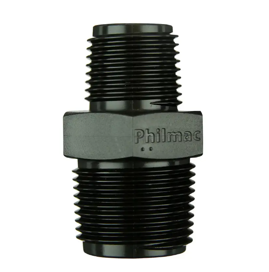 Philmac BSP Threaded Pipe Nipple Poly 1-1/2" x 1-1/4"