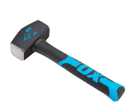 OX Trade Club Hammer, Fibreglass Handle - 3lb / 1.3kgs
