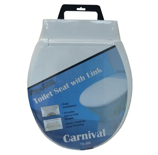 Haron Carnival Toilet Seat- White
