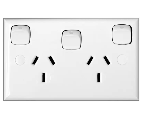 HPM Double Powerpoint w/ Extra Switch