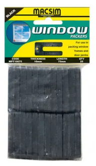 Macsim Window Packers Blue 1.5mmx75mm 25PK