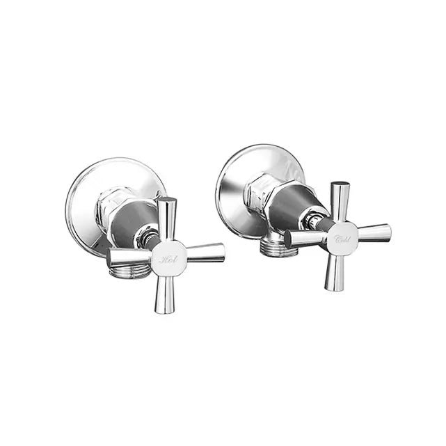 Kirra Washing Machine Cock Set- Chrome