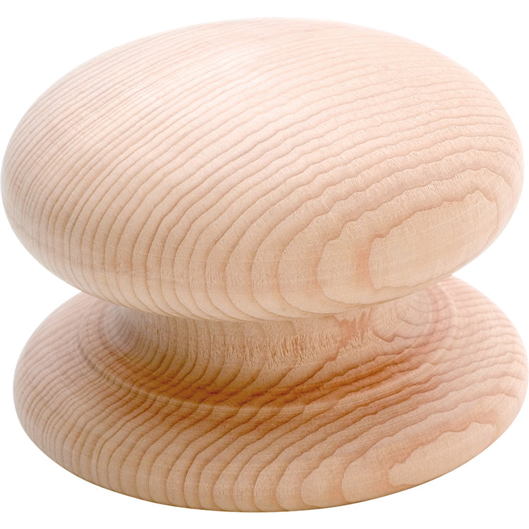 Tradco PINE W/SCREW M/ROOM KNOB D40 P34mm