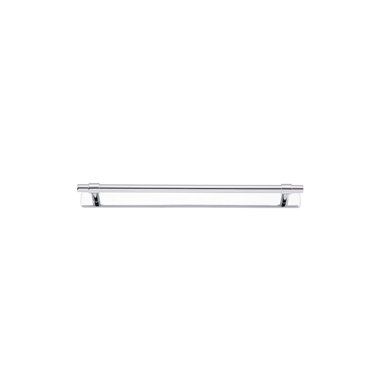 Iver Cabinet Pull Helsinki Polished Chrome With Backplate L301xW24xP39mm CTC256mm