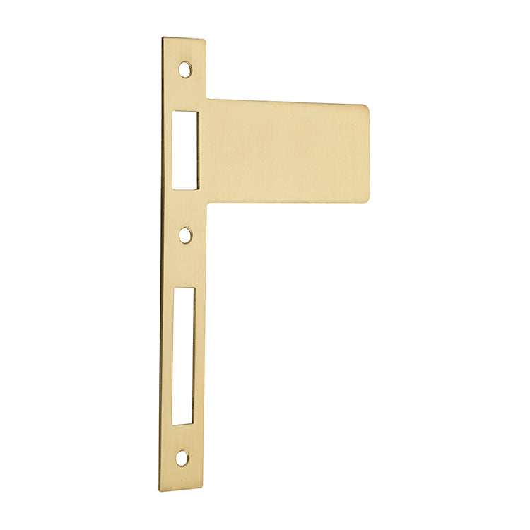 Iver Extended Striker Brushed Gold PVD CTC85mm H198xW122mm