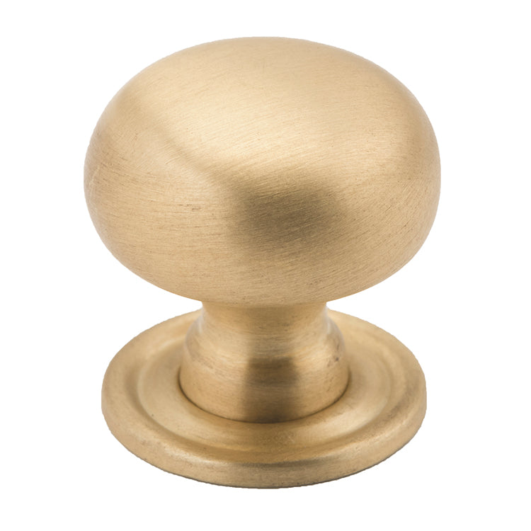 Tradco Cupboard Knob Classic Satin Brass D25xP28mm