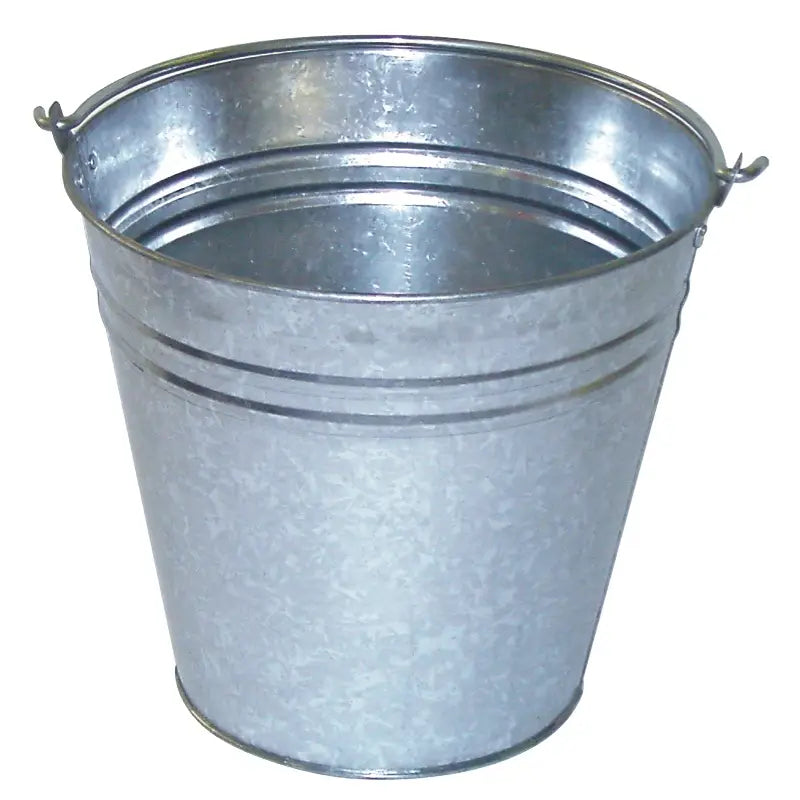 Queen Galvanised Bucket 10L