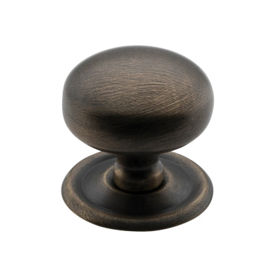 Tradco Cupboard Knob Classic Antique Brass D38xP36mm