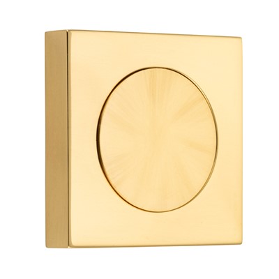 Iver Blank Rose Square Polished Brass H52xW52xP10mm