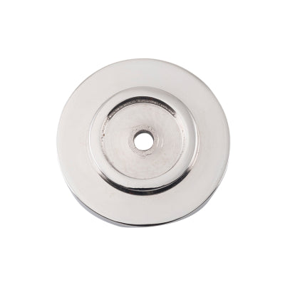 Tradco Backplate For Domed Cupboard Knob Polished Nickel D38mm