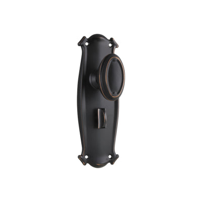 Tradco Door Knob Bungalow Privacy Pair Antique Copper H197xW68xP60mm