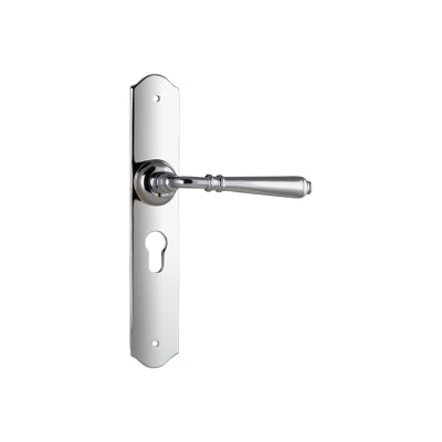 Tradco Door Lever Reims Euro Pair Chrome Plated H240xW43xP70mm
