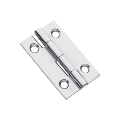 Tradco Cabinet Hinge Fixed Pin Chrome Plated H38xW22mm
