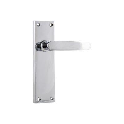 Tradco Door Lever Balmoral Latch Pair Chrome Plated H156xW42xP46mm