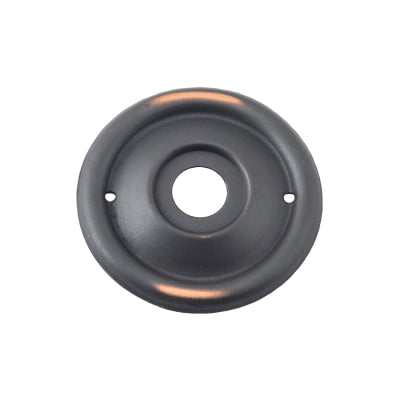 Tradco Backplate For Milled Edge Mortice Knob Pair Antique Copper D46mm