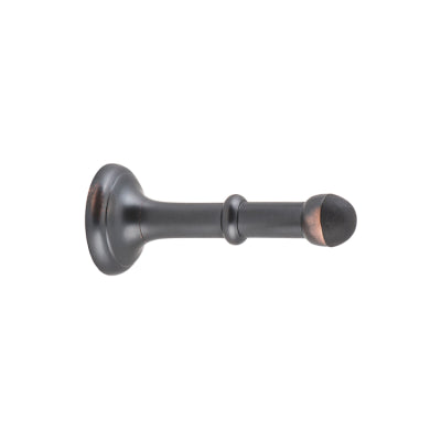 Tradco Door Stop Concealed Fix Large Antique Copper D43xP100mm