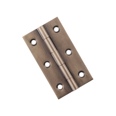 Tradco Cabinet Hinge Fixed Pin Antique Brass H63xW35mm