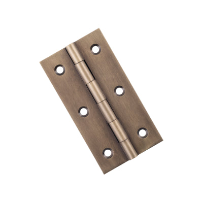 Tradco Cabinet Hinge Fixed Pin Antique Brass H76xW41mm