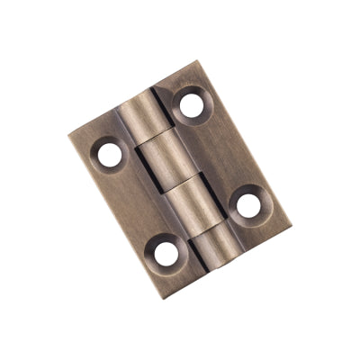 Tradco Cabinet Hinge Fixed Pin Antique Brass H25xW22mm
