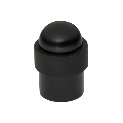 Tradco Door Stop Domed Matt Black H50xD30mm