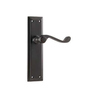 Tradco Door Lever Milton Latch Pair Antique Copper H200xW50xP68mm