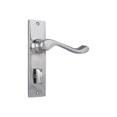 Tradco Door Lever Fremantle Privacy Pair Chrome Plated H150xW35xP50mm