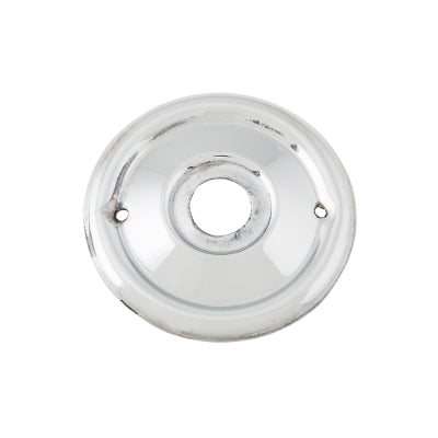 Tradco Backplate For Milled Edge Mortice Knob Pair Chrome Plated D46mm