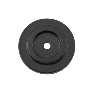 Tradco Backplate For Domed Cupboard Knob Matt Black D32mm