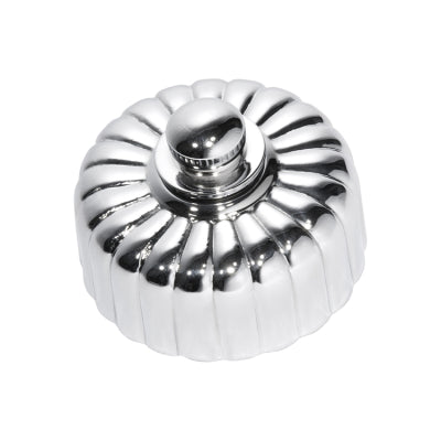 Tradco Dimmer Fluted Chrome Plated D55xP40mm